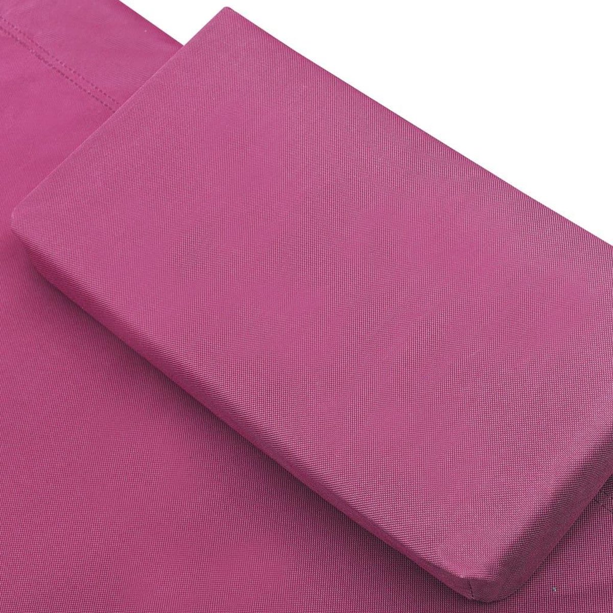 Vidaxl Loungebed Met Luifel En Kussens - Roze