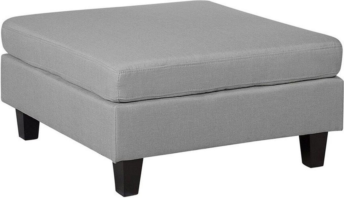 Beliani Fevik Hocker Polyester 76 X 76 C - Grijs