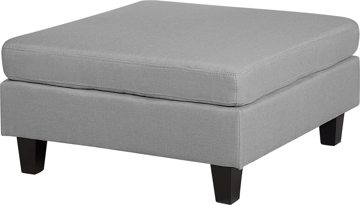 Beliani Fevik Hocker Polyester 76 X 76 C - Grijs