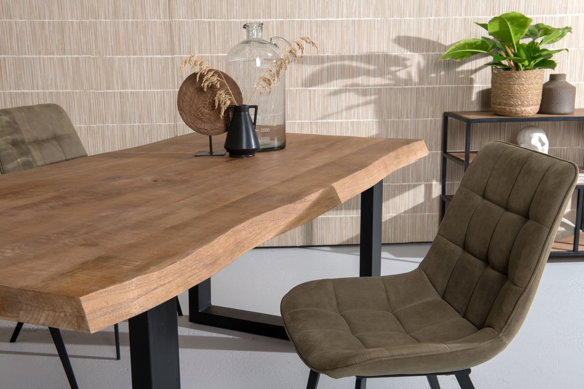 Brix - Eettafel - Sturdy Tree Top U 200 Cm - Zwart