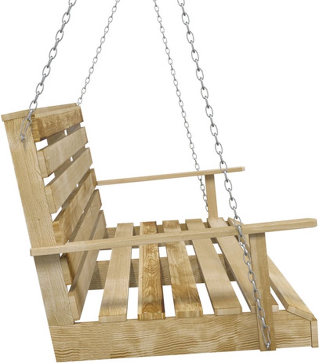 Vidaxl Schommelbank 155x65x60 Cm Geïmpregneerd Grenenhout - Bruin