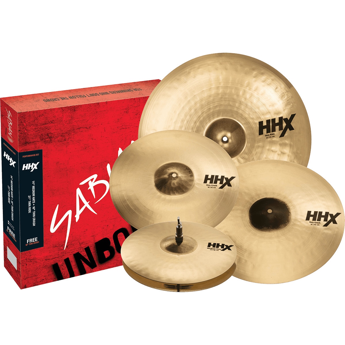 Sabian 15005XTMB HHX Performance Pack bekkenset, brilliant