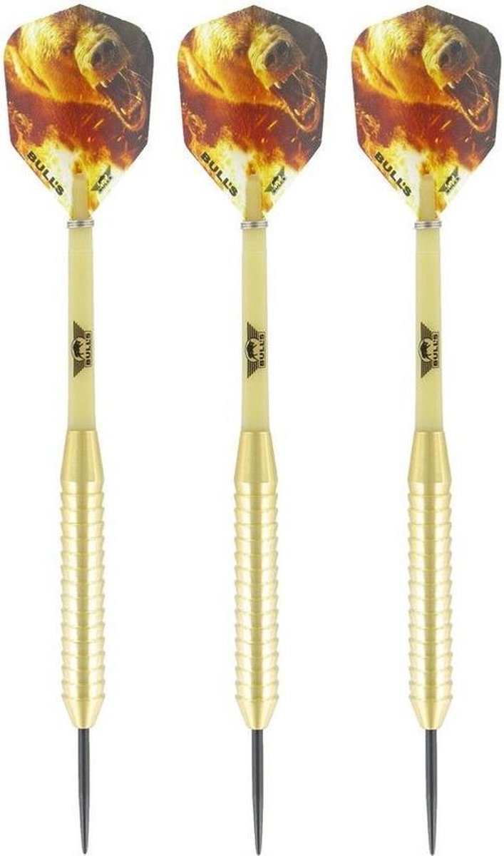 Longfield Games Dartbord Set Compleet Van Diameter 45.5 Cm Met 6x Bulls Dartpijlen Van 23 Gram - Professioneel Darten Pakket