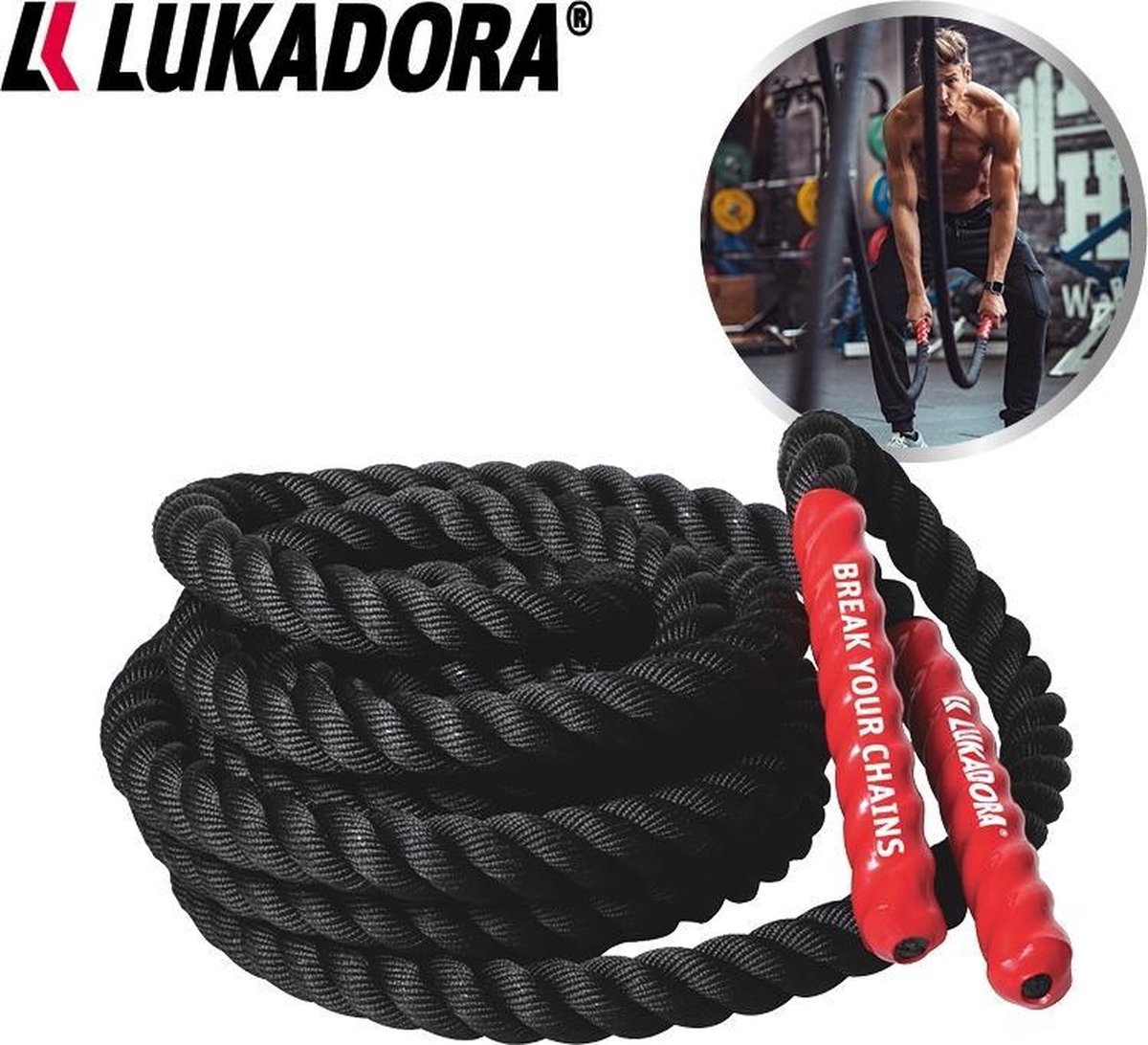 Lukadora - Battle Rope - Rood