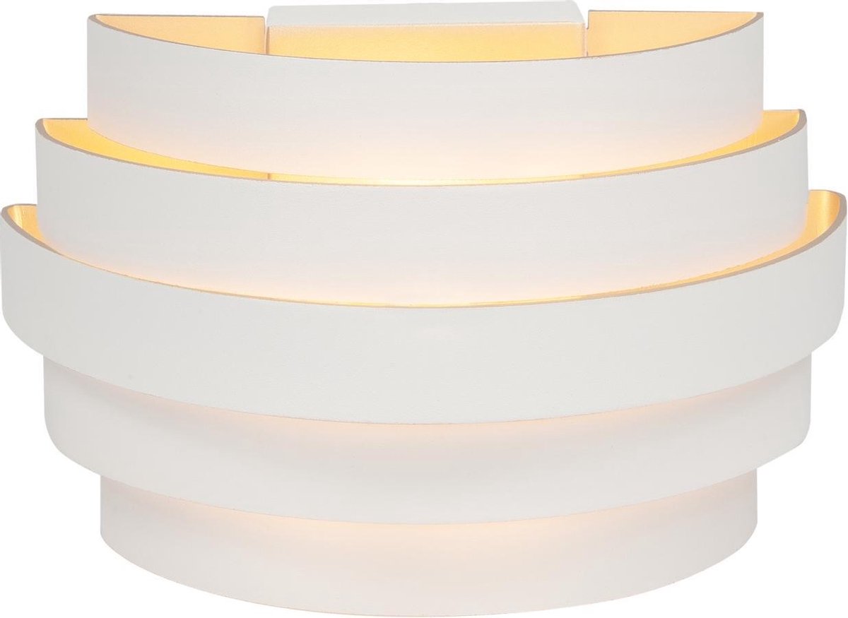 Highlight Wandlamp Scudo B 20 Cm Goud - Wit