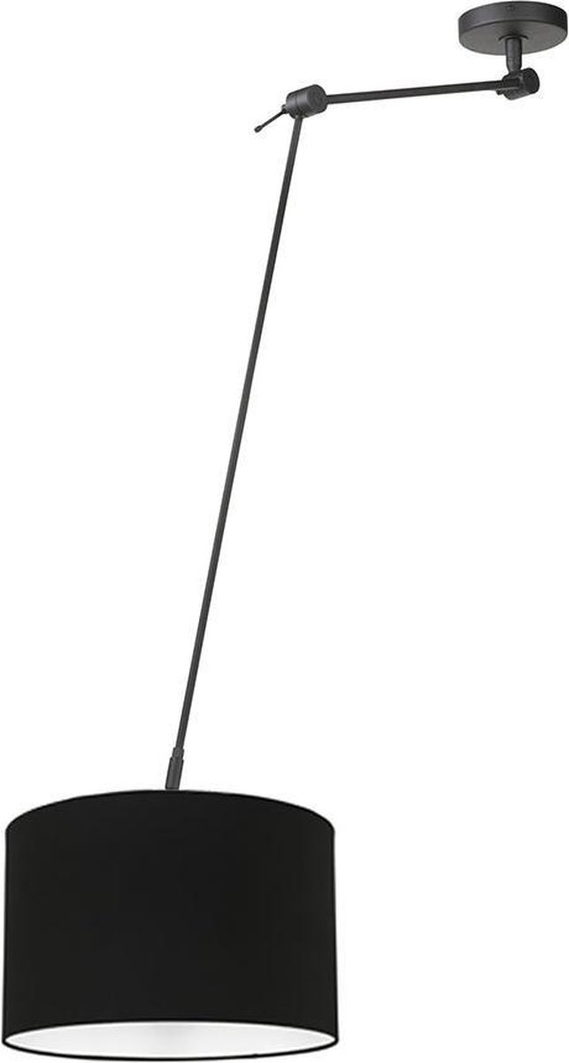 i-Lumen Hanglamp Knik Mete Kap Ø 40 Cm - Zwart