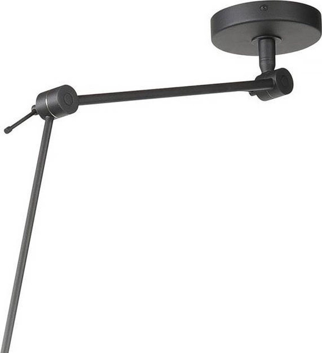 i-Lumen Hanglamp Knik Mete Kap Ø 40 Cm - Zwart