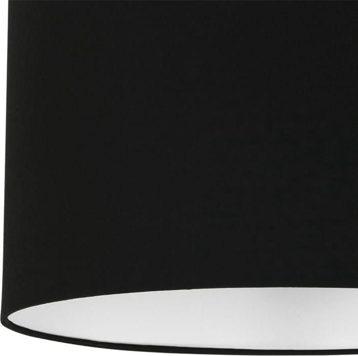 i-Lumen Hanglamp Knik Mete Kap Ø 40 Cm - Zwart