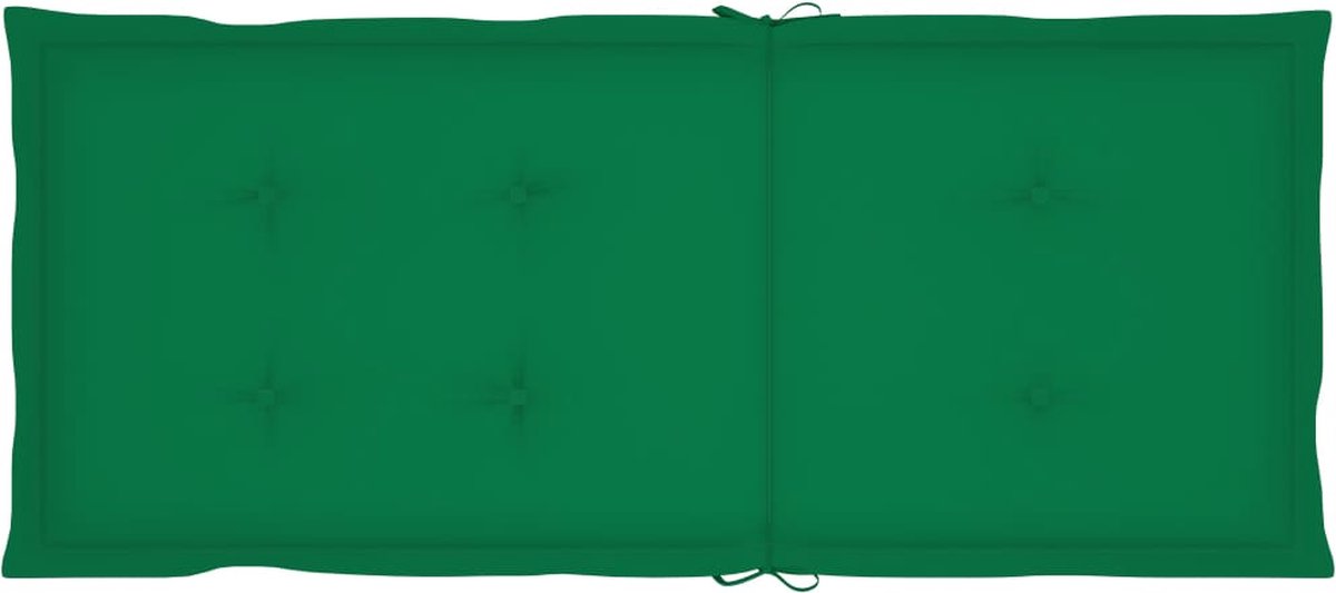 Vidaxl Schommelstoel Met Kussen Bamboe - Bruin