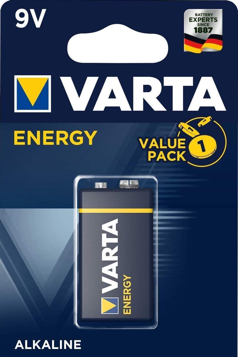 Universeel Varta Batterij 6lr61 Alkaline Energy 9v Per Stuk