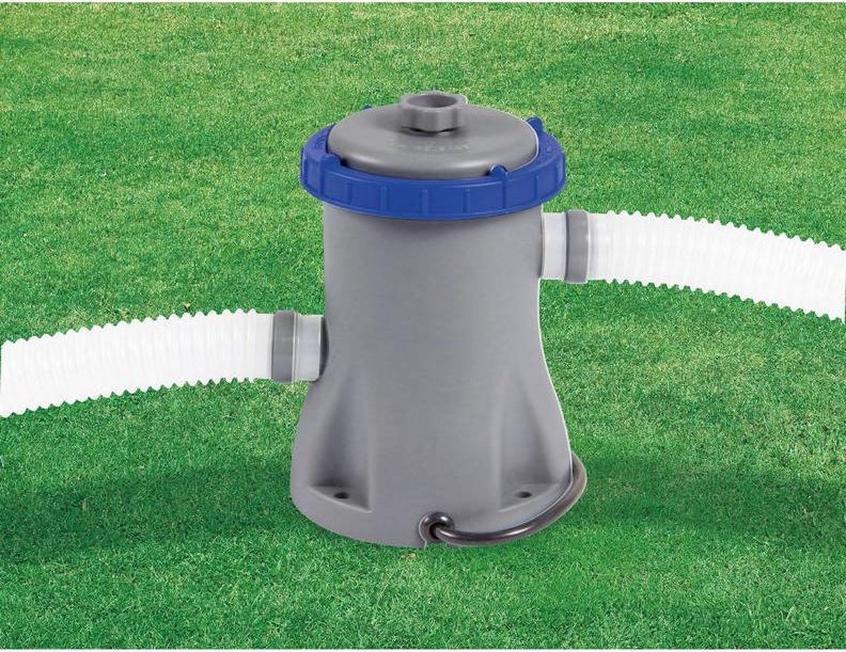 Bestway Steel Pro Zwembad + Filterpomp 400 X 211 X 81 Cm - Blauw