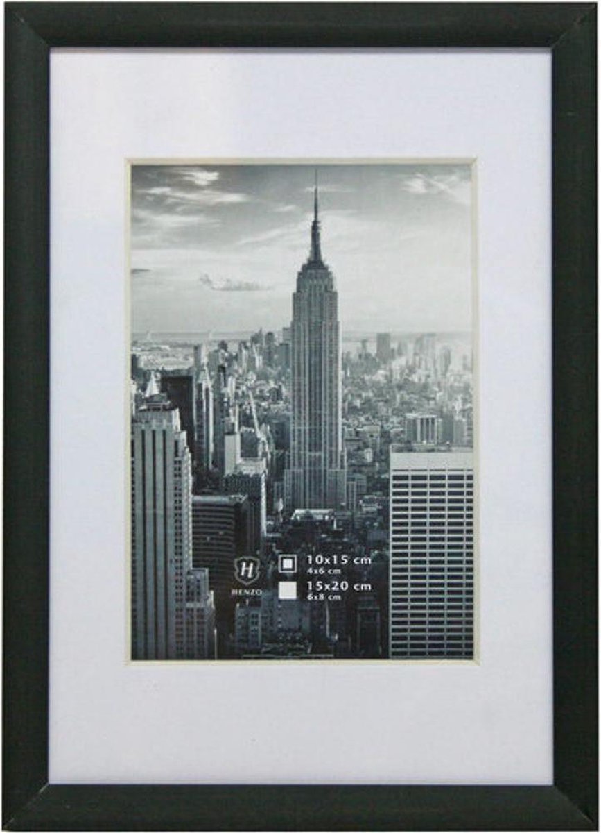Henzo Fotolijst Manhattan - 15 X 20 Cm - - Zwart