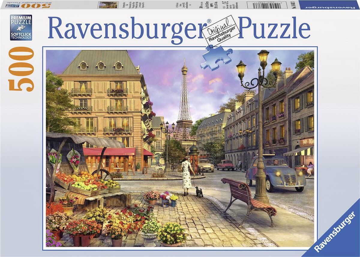 Ravensburger Puzzel Wandeling Door Parijs - 500 Stukjes