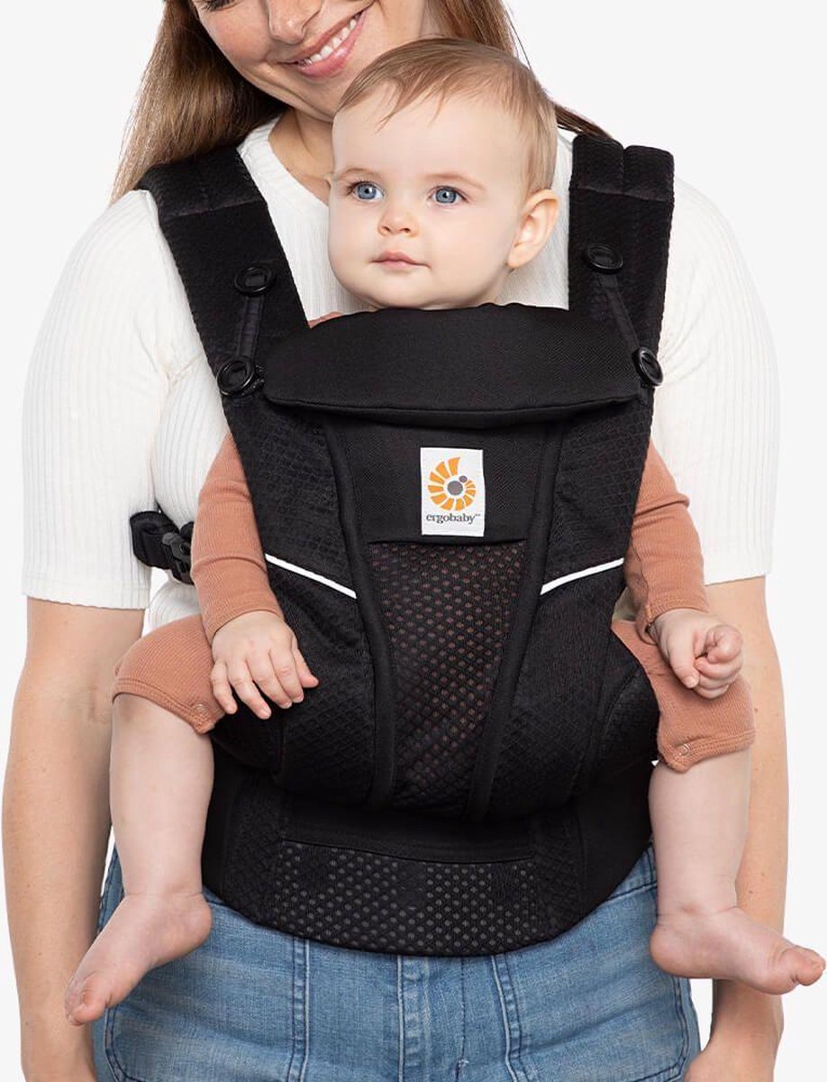 Ergobaby Buikdrager 4P OMNI Breeze Onyx Black