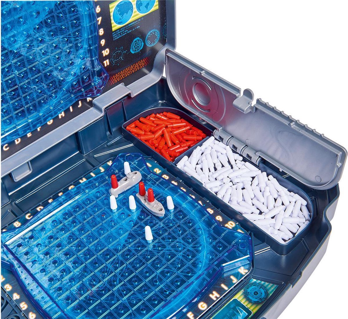 Top1Toys Noris zeeslag Light & Sound elektrisch 40 cm grijs/blauw