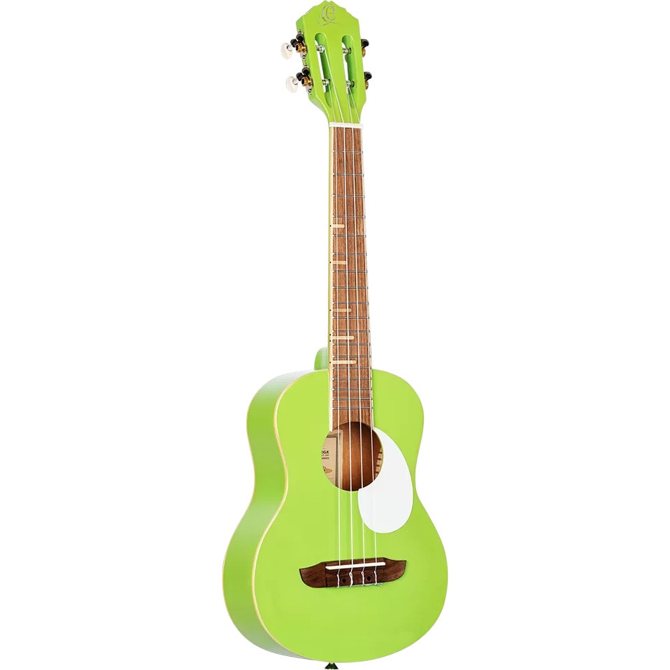 Ortega Gaucho Series RUGA-GAP Green Apple tenor ukelele met gigbag