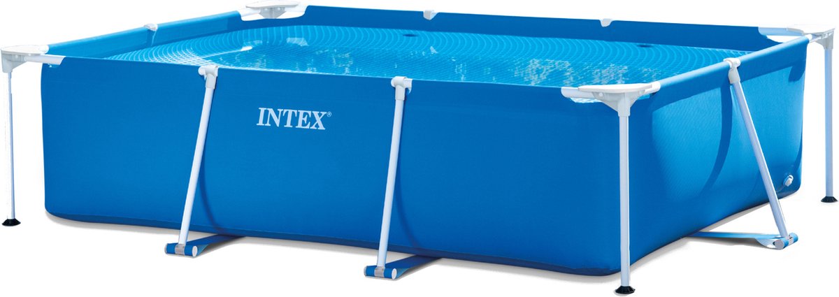 Intex Rechthoekig Frame Pool Zwembad - 220 X 150 X 60 Cm - Blauw