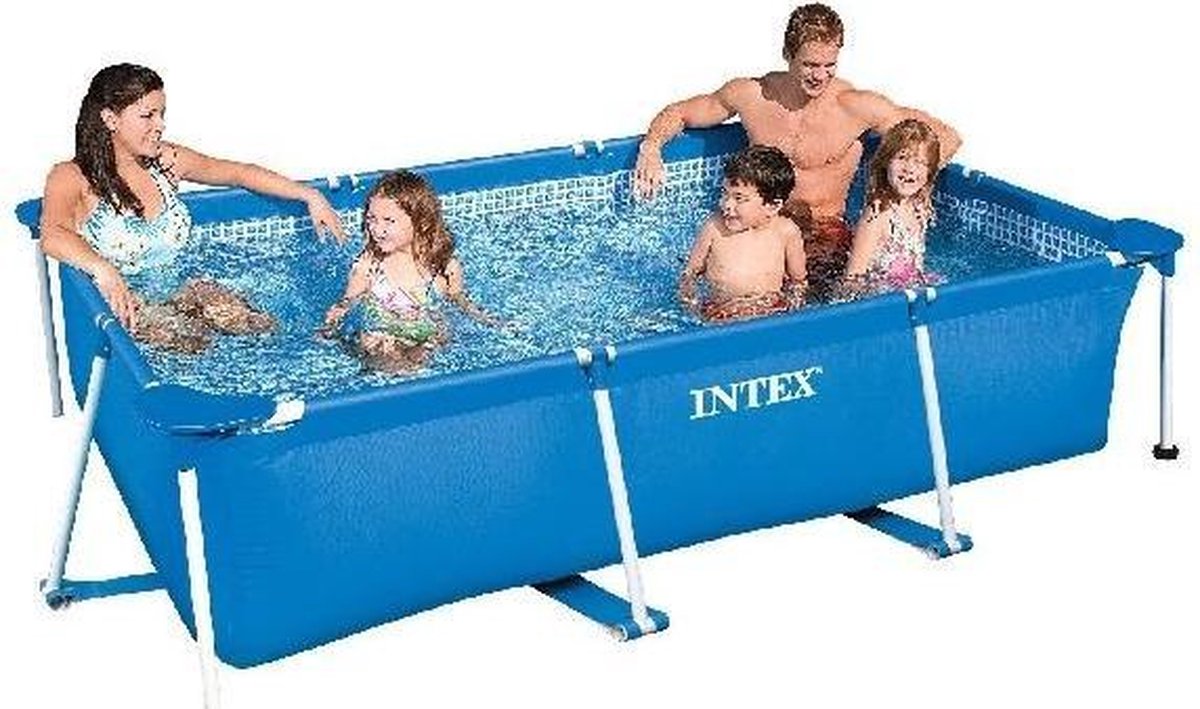Intex Rechthoekig Frame Pool Zwembad - 220 X 150 X 60 Cm - Blauw