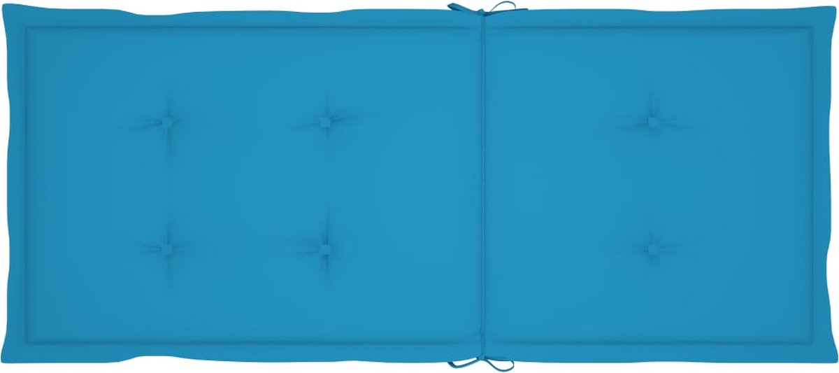 Vidaxl Schommelstoel Met Kussen Bamboe - Bruin