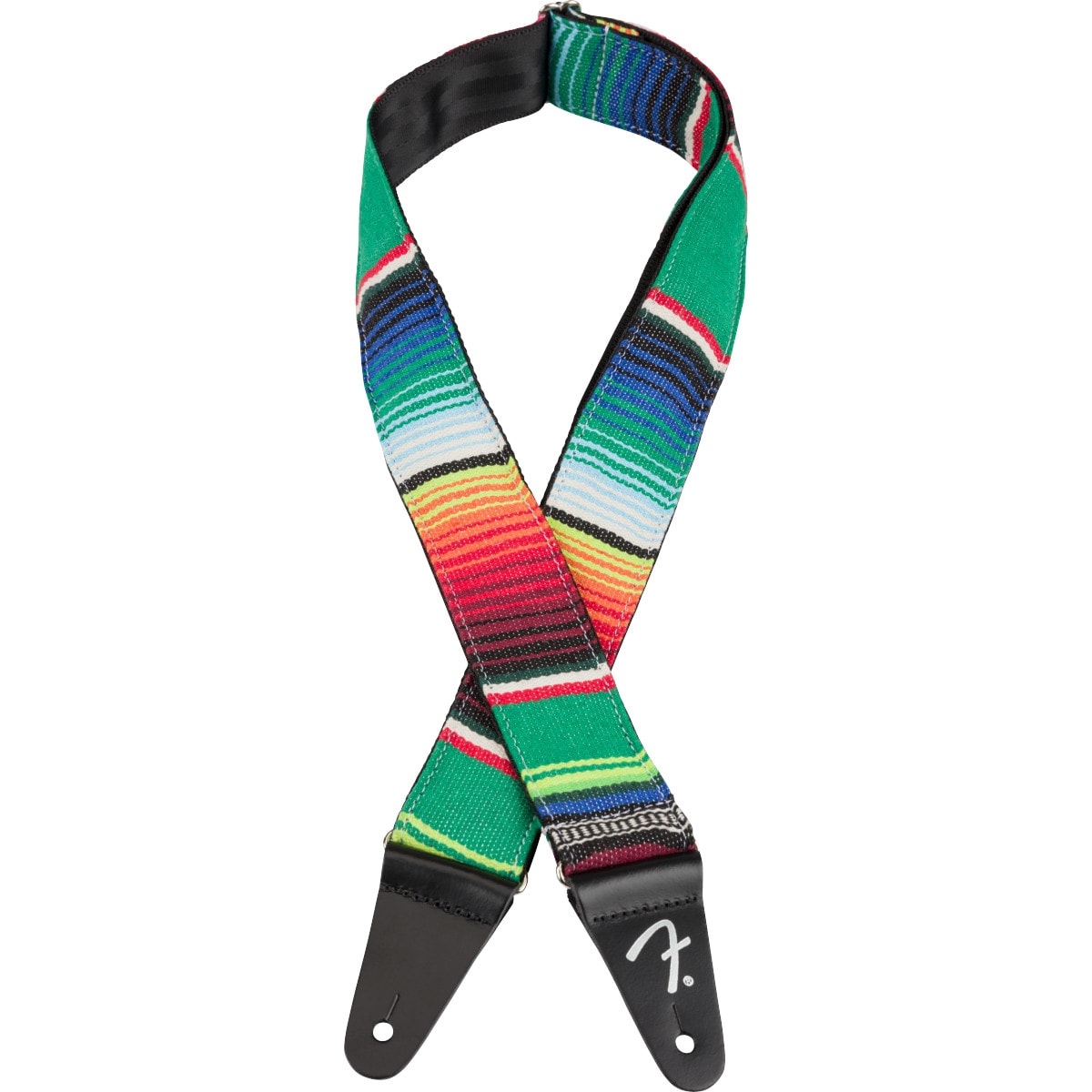 Fender Serape Strap Green Multi gitaarband