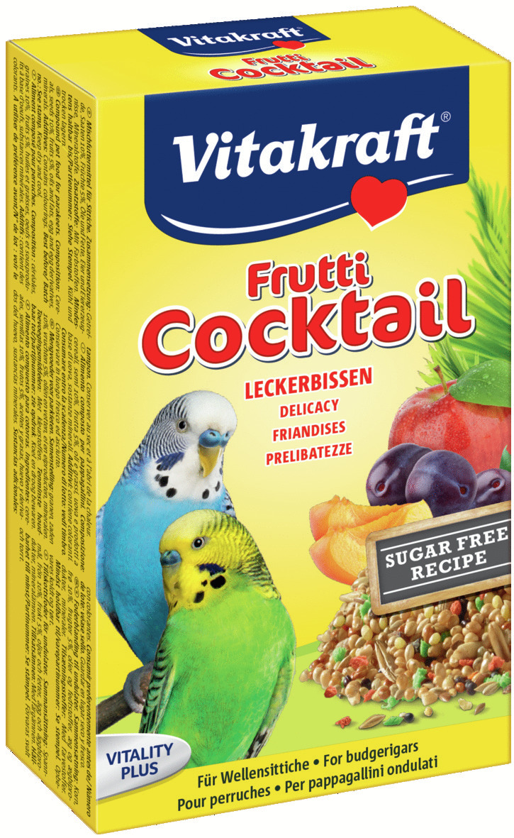 Vitakraft Parkiet Fruit-Cocktail - Vogelsnack - 200 g