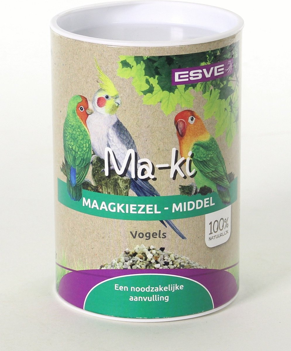 Esve Ma-Ki Maagkiezel Middel - Vogelsupplement - 225 g