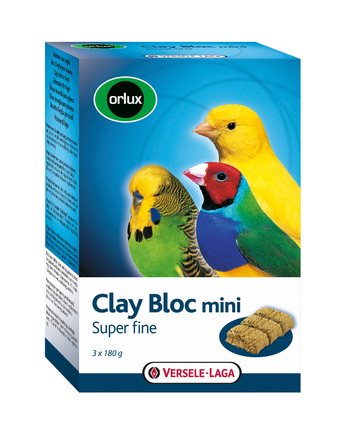 Versele-Laga Clay Bloc Mini Kleikoek - Vogelsupplement - 540 g