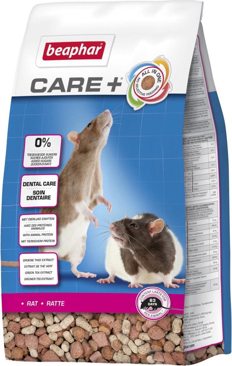 Beaphar Care Plus Rat - Rattenvoer - 700 g