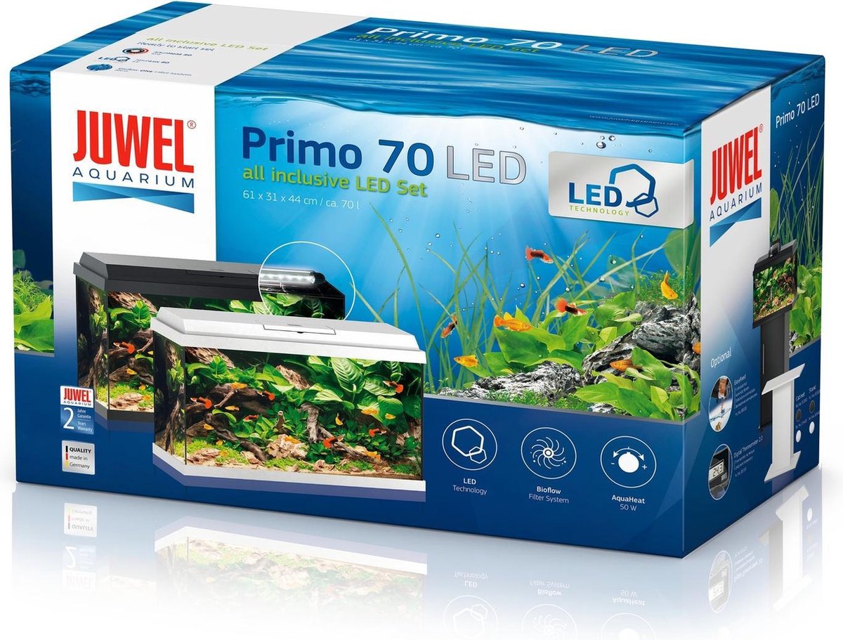Juwel Aquarium Primo 70 61x31x44 cm - Aquaria - Ca. 70 L - Zwart