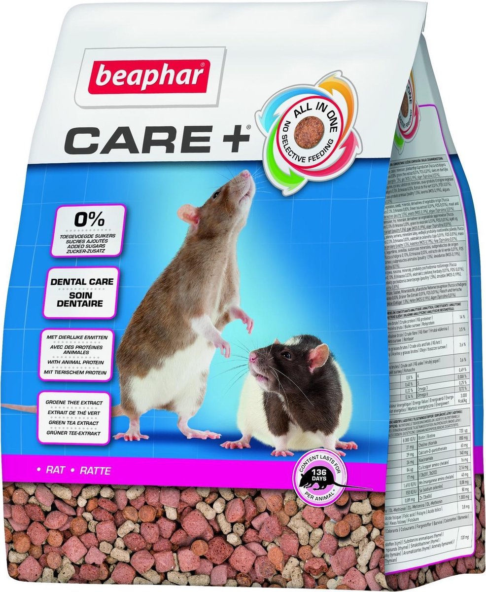 Beaphar Care Plus Rat - Rattenvoer - 1.5 kg