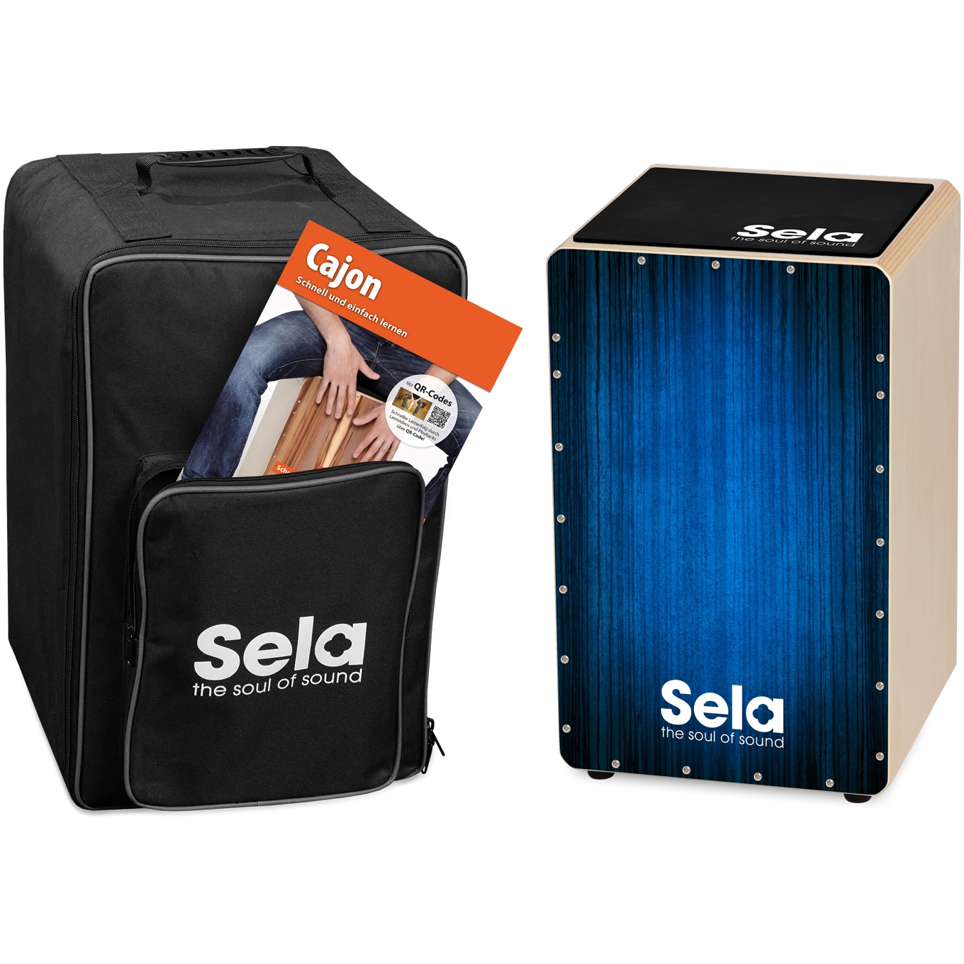Sela SE 062 DE Varios Cajon Set + tas, pad, Duitstalig boek - Blauw