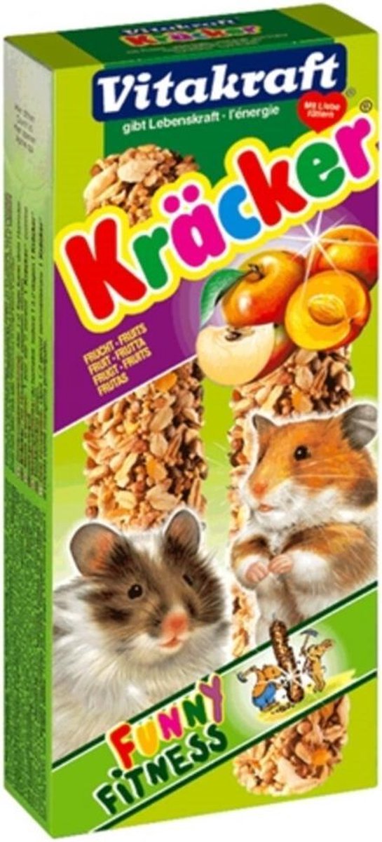 Vitakraft Hamster Kracker - Knaagdiersnack - Fruit