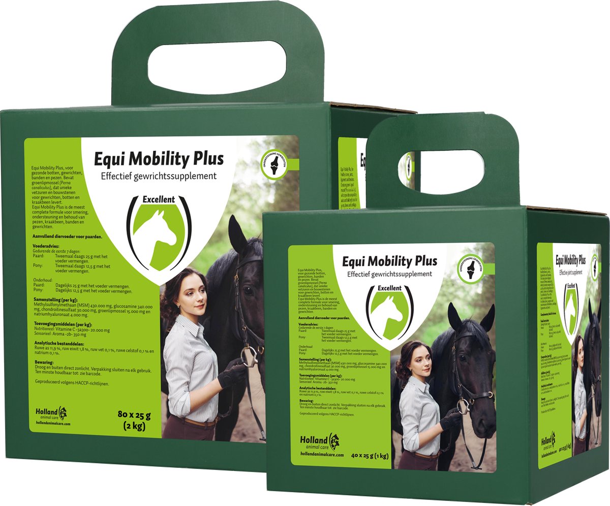 Excellent Equi Mobility Plus - Voedingssupplement - 1.18 kg 40 stuks