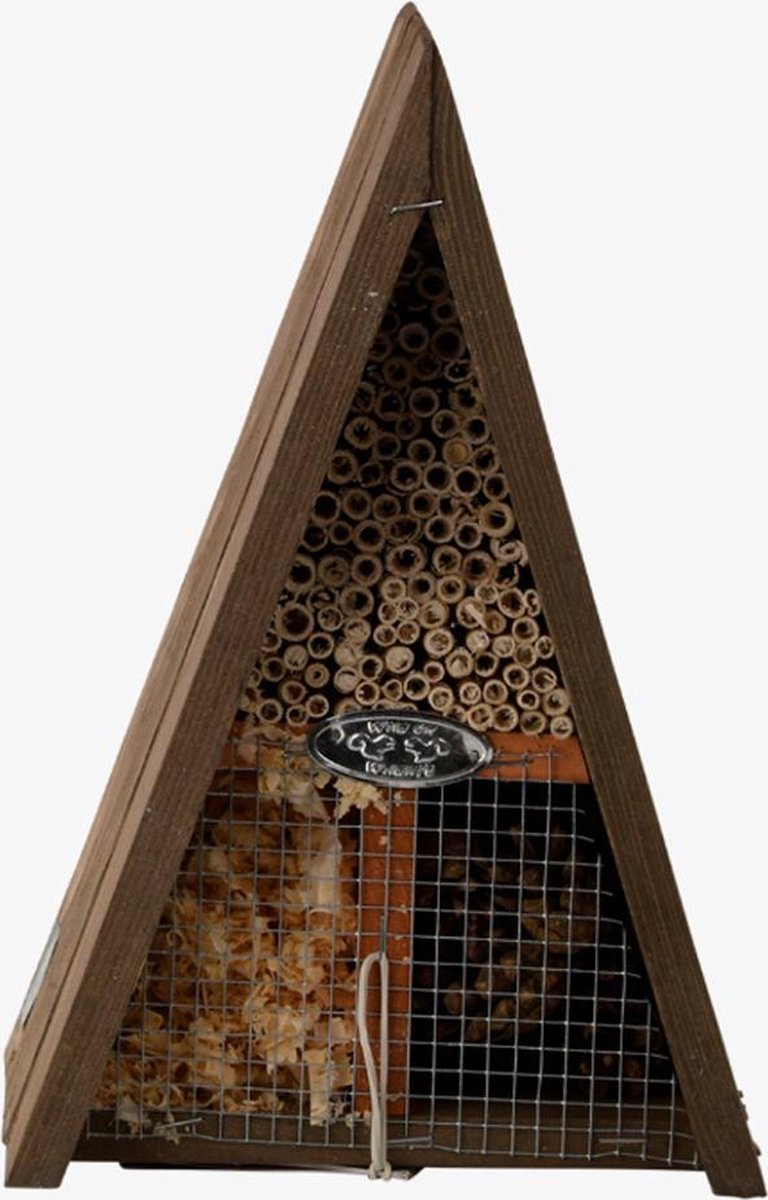Best For Birds Driehoekig Insectenhotel - Nestkast - - Bruin