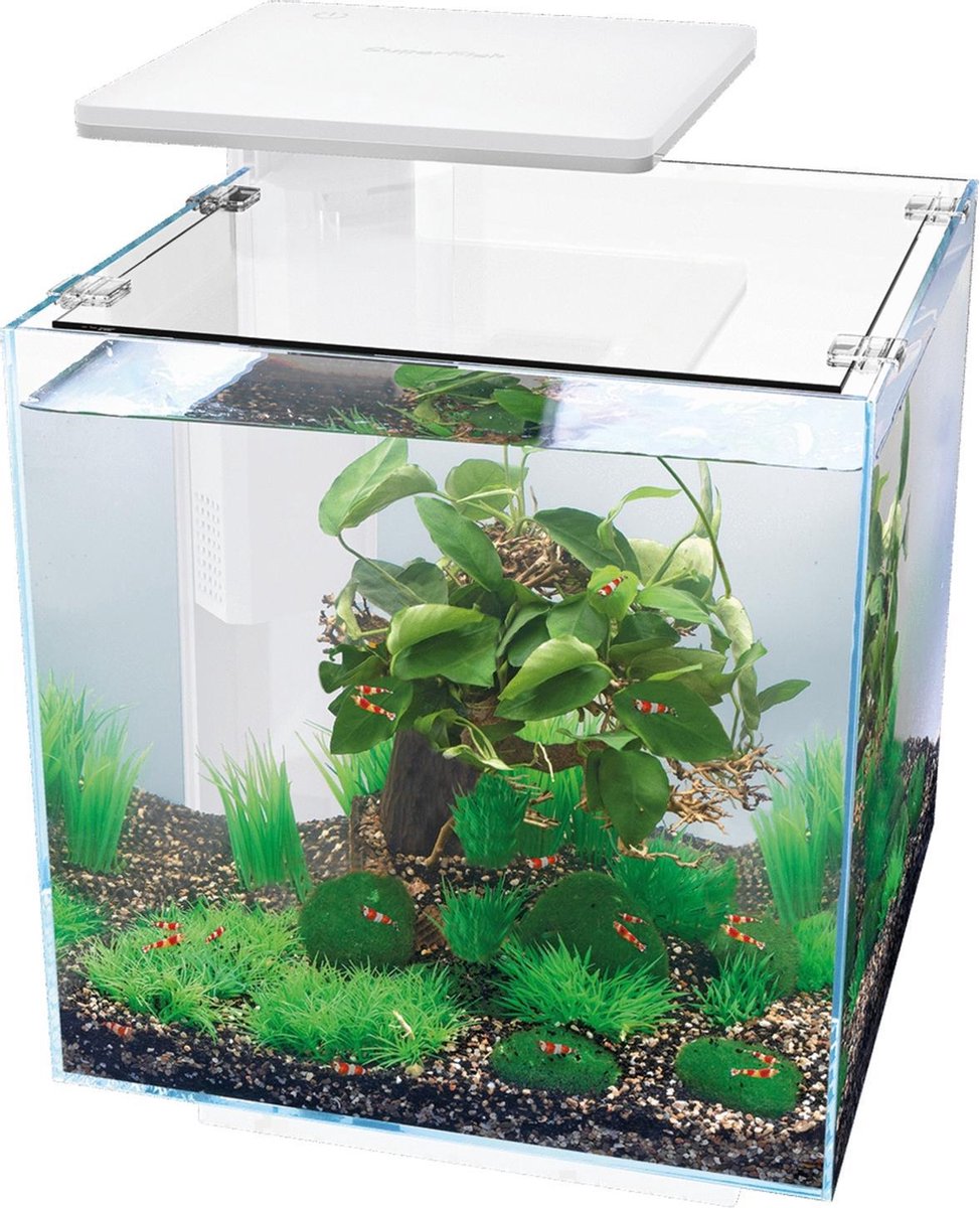 Superfish Qubiq 30 Pro 32x32x42.5 cm - Aquaria - - Wit