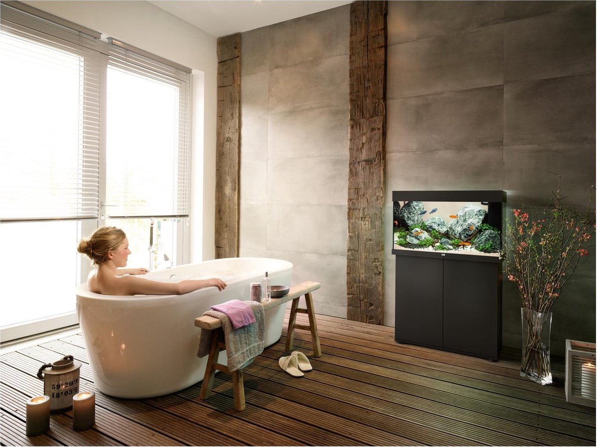 Juwel Kast Rio 125 Sbx 81x36x73 cm - Aquariummeubel - - Zwart