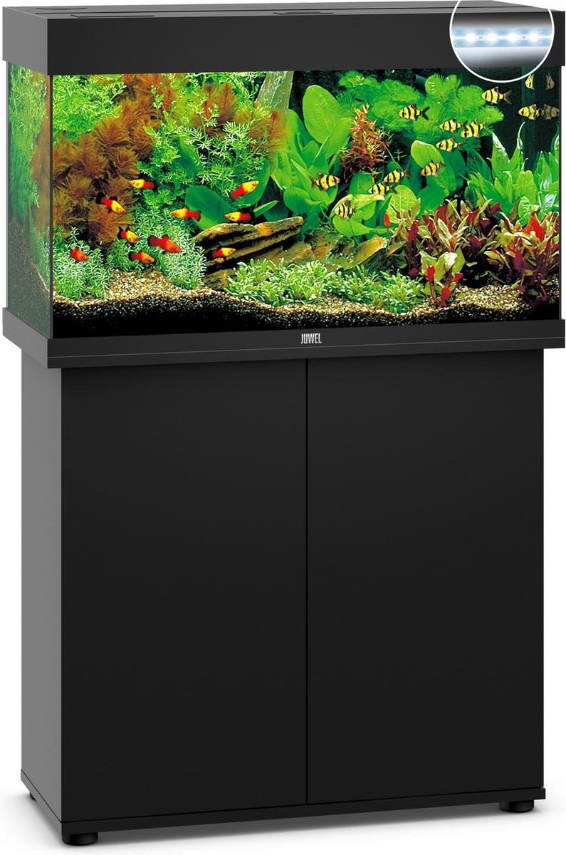 Juwel Kast Rio 125 Sbx 81x36x73 cm - Aquariummeubel - - Zwart