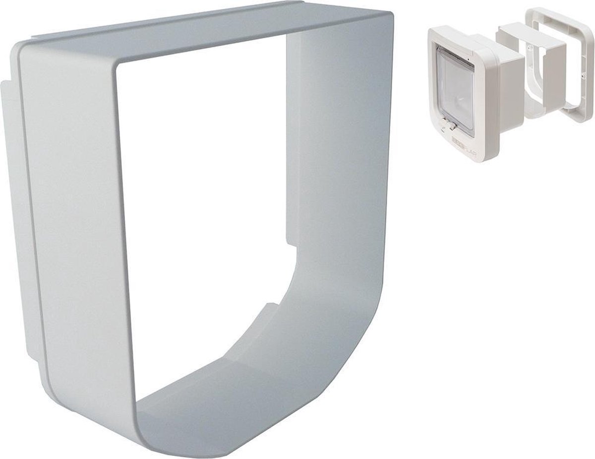 SureFlap Dierenluik Tunnelstuk S - Kattenluik - 16x17x5 cm - Wit