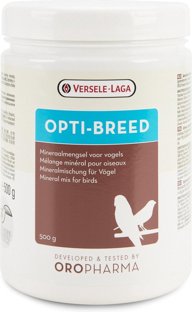 Versele-Laga pharma Opti-Breed Vruchtbaarheid - Vogelsupplement - 500 g - Goud