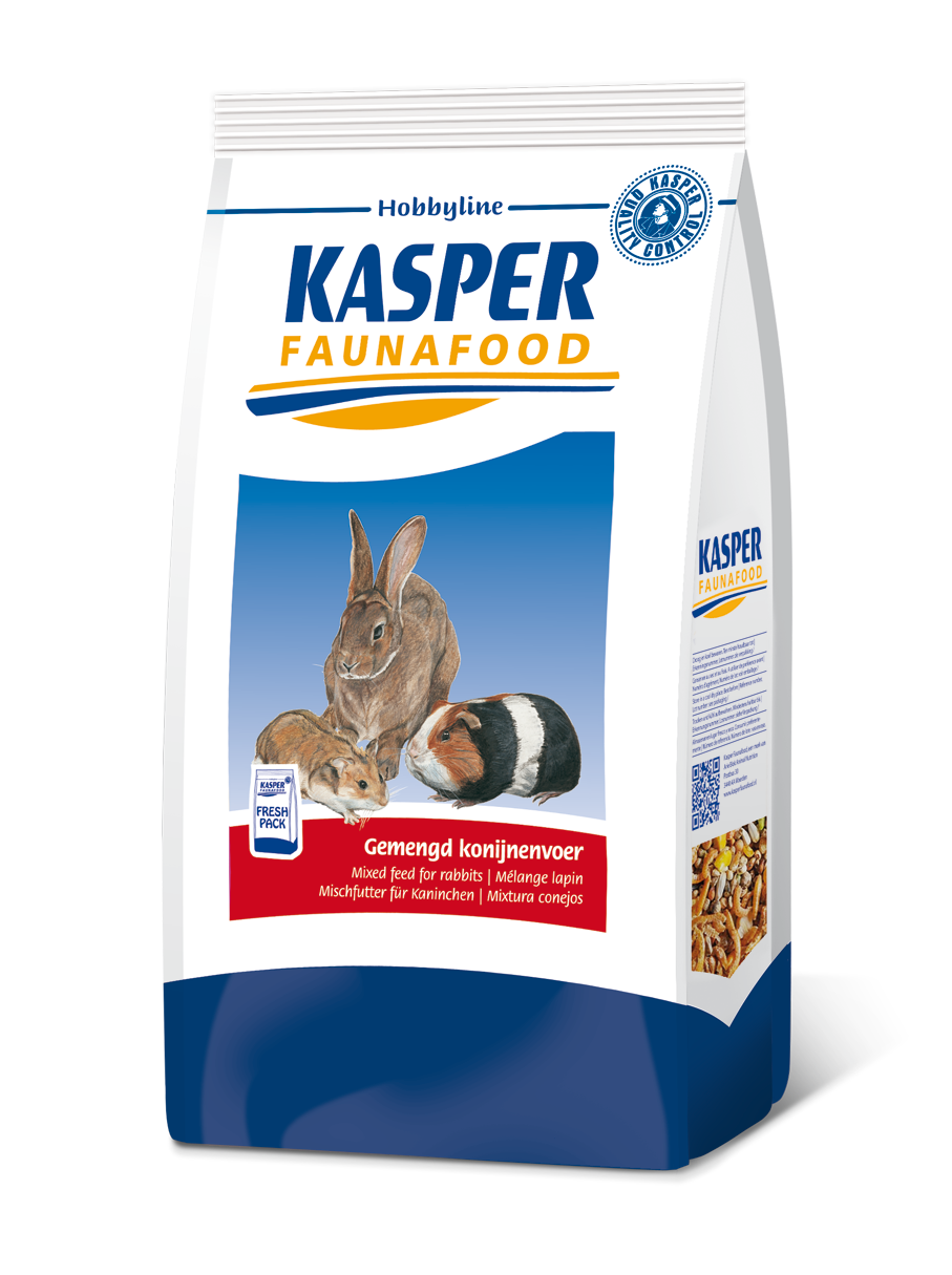 Kasper Faunafood Konijnenvoer Met Rode Wortel - Konijnenvoer - 3.5 kg Gemengd