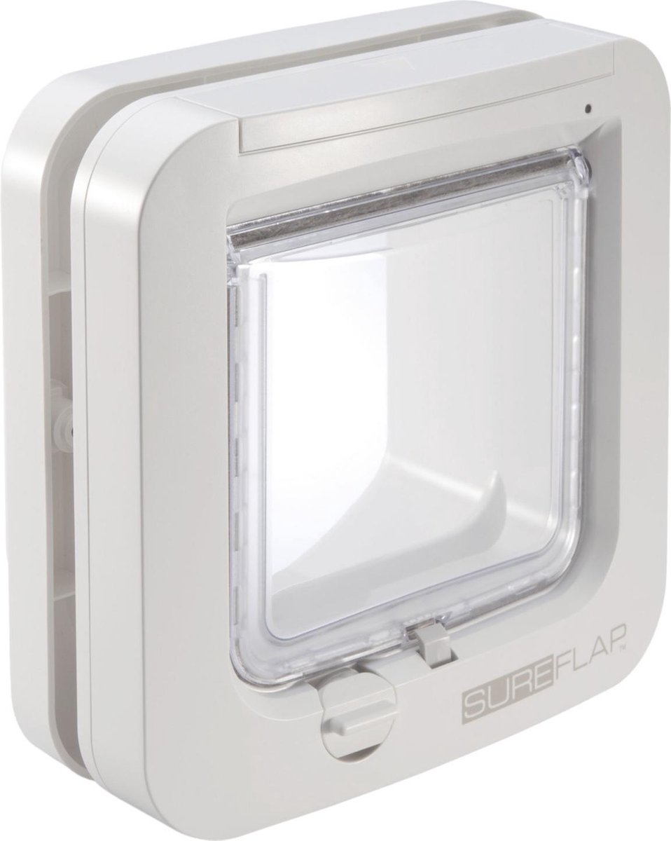 SureFlap Dierenluik Microchip S - Kattenluik - 20x20x7 cm - Wit