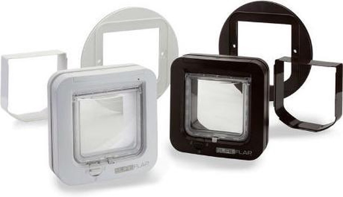 SureFlap Dierenluik Microchip S - Kattenluik - 20x20x7 cm - Wit