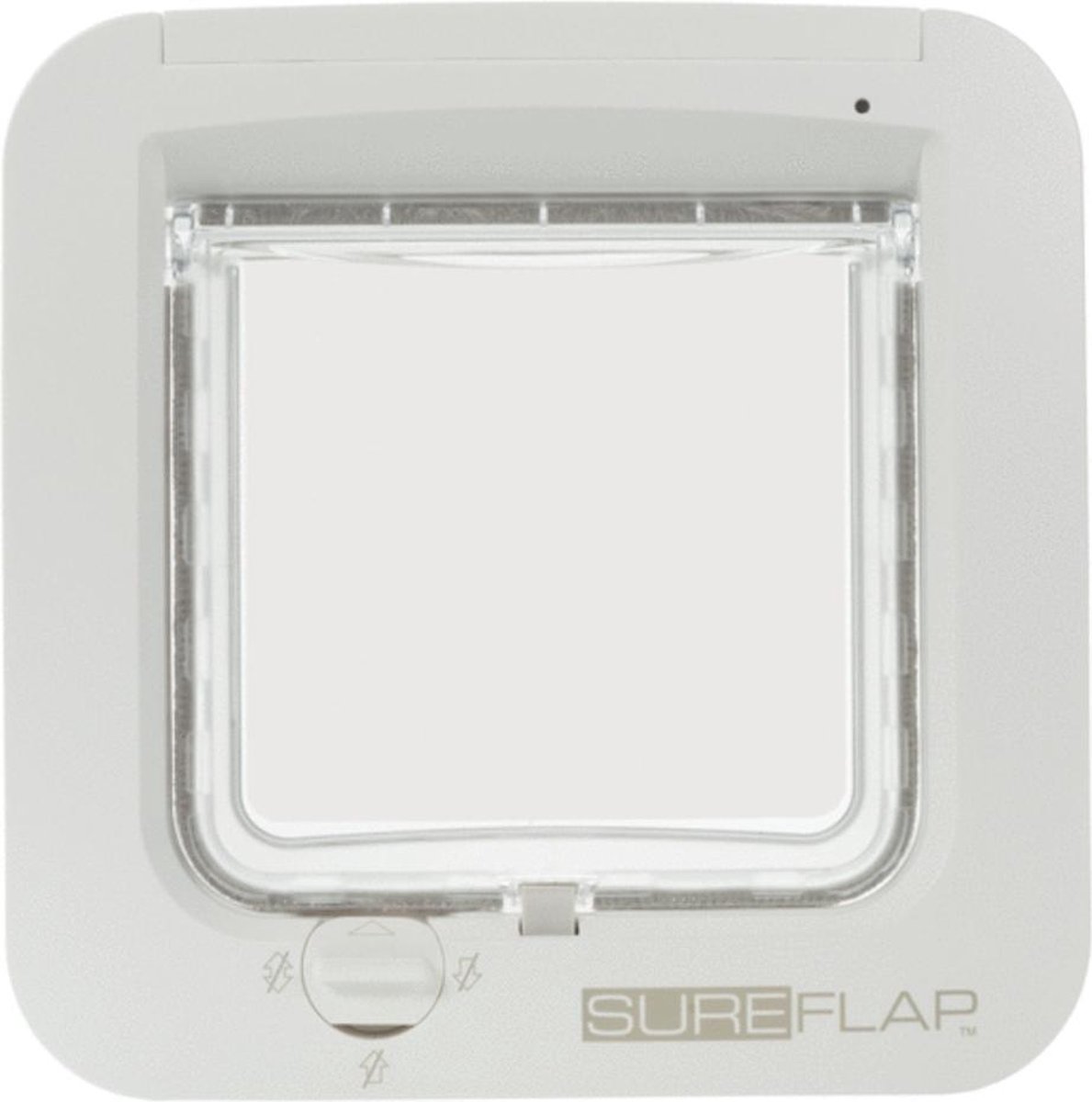 SureFlap Dierenluik Microchip S - Kattenluik - 20x20x7 cm - Blanco