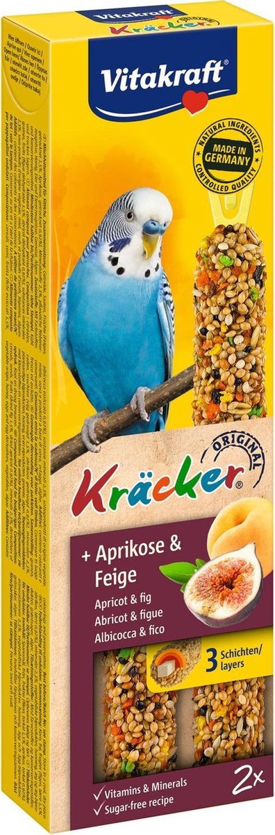 Vitakraft Parkiet Kracker 2 stuks - Vogelsnack - Fruit
