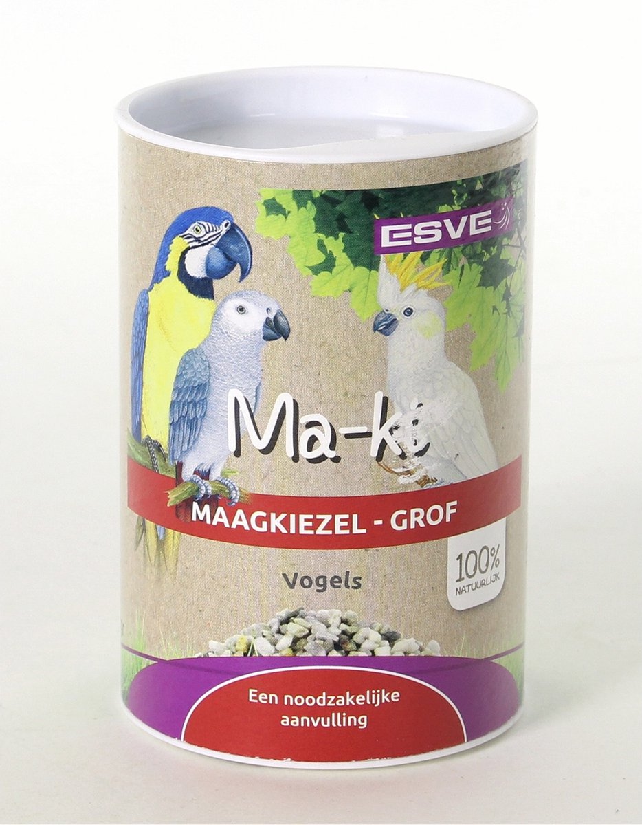 Esve Maki Maagkiezel Grof - Vogelsupplement - 200 g