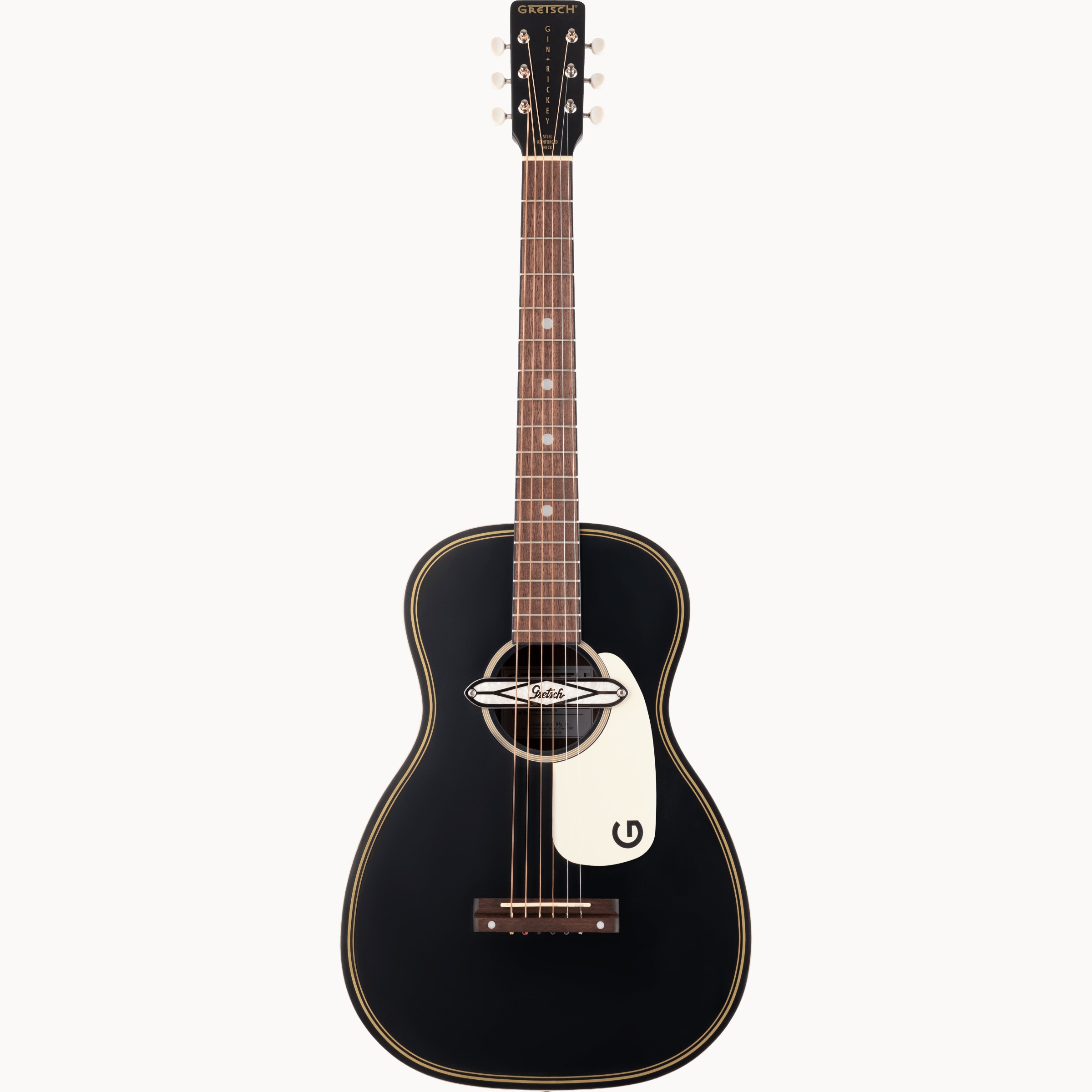 Gretsch G9520E Gin Rickey Smokestack Black elektrisch-akoestische westerngitaar