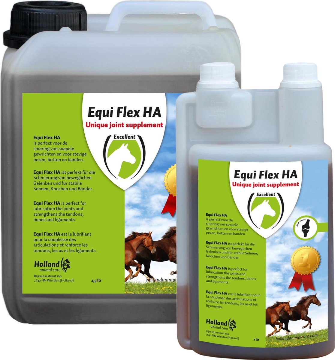 Excellent Equi Flex Ha Liquid - Voedingssupplement - 1 l