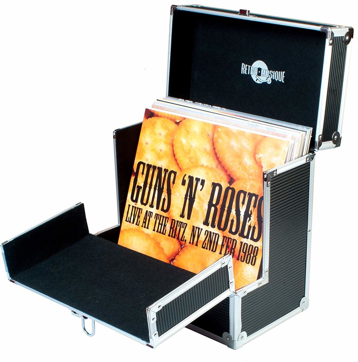 Retro Musique KXRM 03 platenkoffer zwart