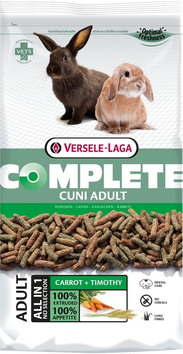 Versele-Laga Complete Cuni Adult - Konijnenvoer - 1.75 kg