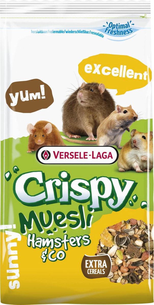 Versele-Laga Muesli Hamsters & Co - Hamstervoer - 1 kg Met Coccid